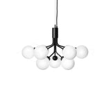 Glass Sphere Cluster Chandelier – Ambient Illumination in Luxury Interior Setting View 13