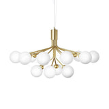 Glass Sphere Cluster Chandelier – Ambient Illumination in Luxury Interior Setting View 19