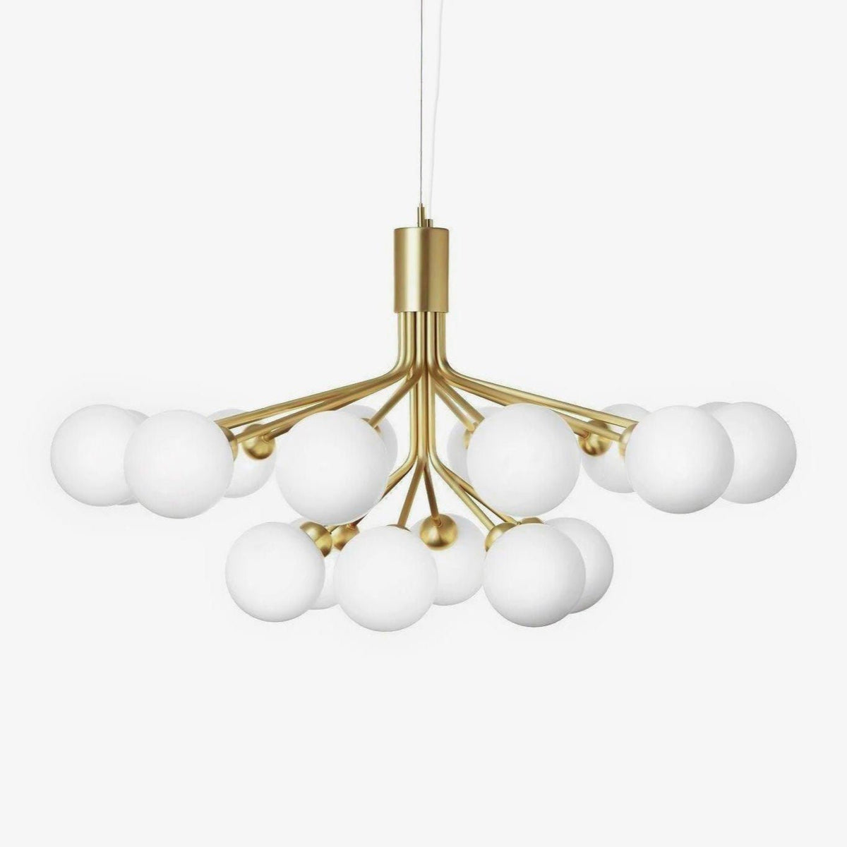 Glass Sphere Cluster Chandelier – Handcrafted Architectural Luxury Lighting Fixture