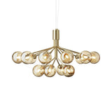 Glass Sphere Cluster Chandelier – Ambient Illumination in Luxury Interior Setting View 20