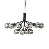 Glass Sphere Cluster Chandelier – Ambient Illumination in Luxury Interior Setting View 10