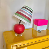 Appella Curated Iron & Glass Table Lamp installed in residential dining space