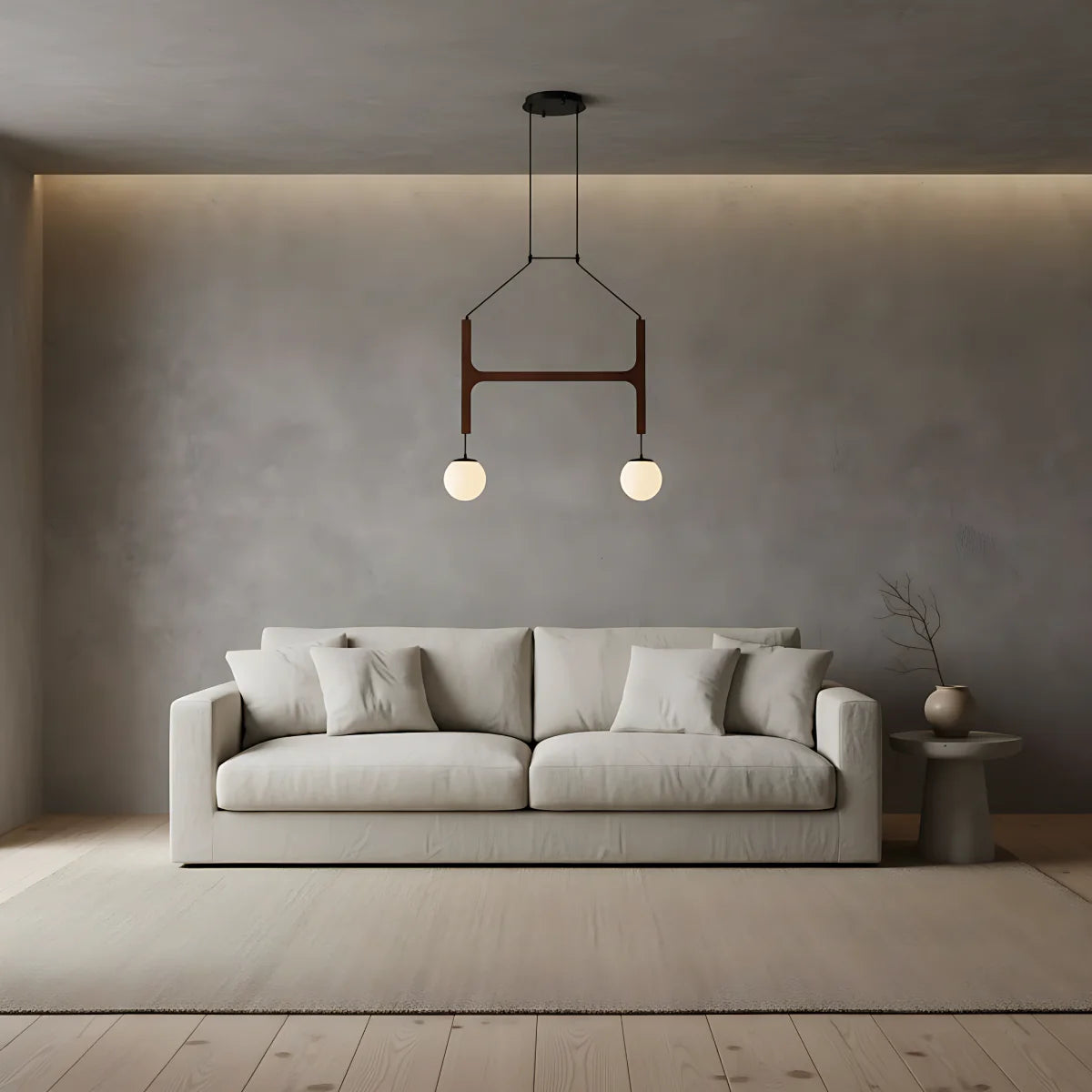 Black Walnut Chandelier View 9 | Arbor Black Walnut Chandelier | The Black Walnut Gallery | JINSHE | JINSHE