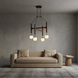 Black Walnut Chandelier View 10 | Arbor Black Walnut Chandelier | The Black Walnut Gallery | JINSHE | JINSHE