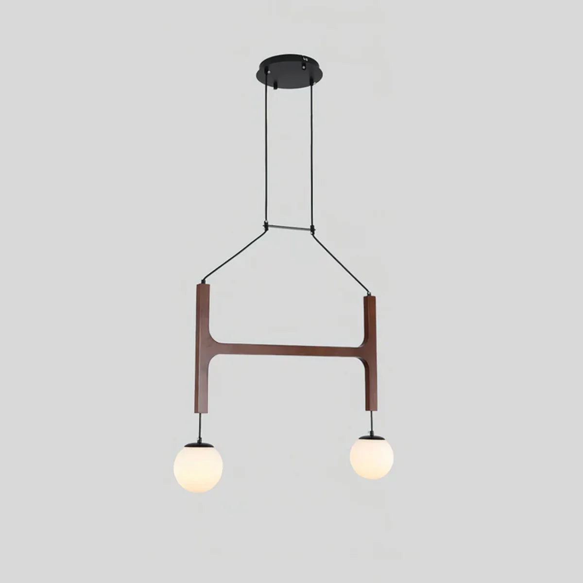 Black Walnut Chandelier View 13 | Arbor Black Walnut Chandelier | The Black Walnut Gallery | JINSHE | JINSHE