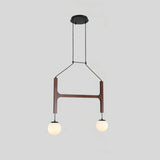 Black Walnut Chandelier View 13 | Arbor Black Walnut Chandelier | The Black Walnut Gallery | JINSHE | JINSHE