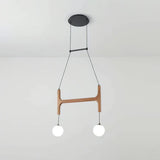 Black Walnut Chandelier View 16 | Arbor Black Walnut Chandelier | The Black Walnut Gallery | JINSHE | JINSHE