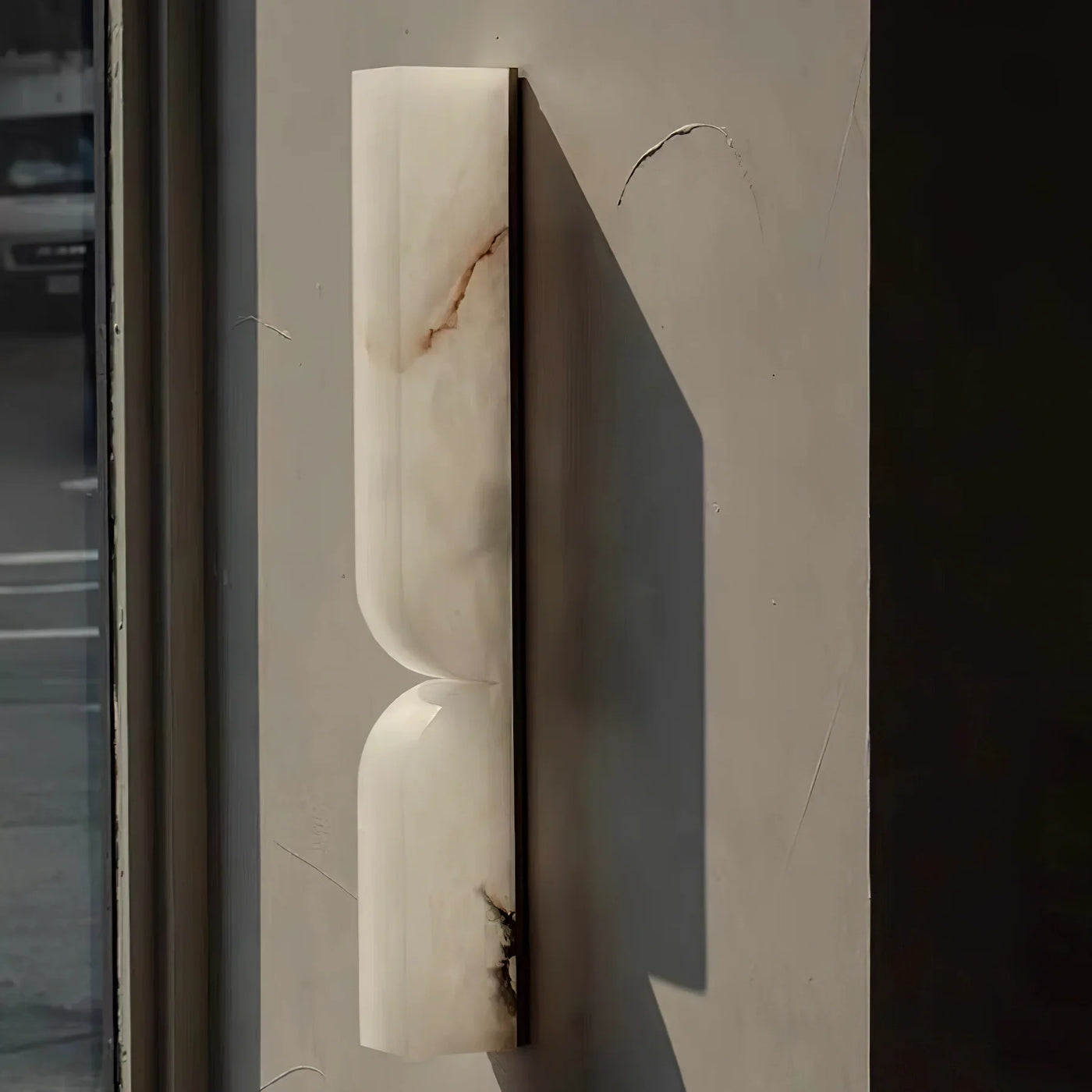 Spanish Alabaster Wall Lamp View 5 | Arc Fold Wall Lamp | Spanish Alabaster | JINSHE | JINSHE