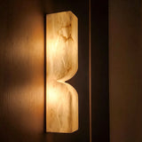 Spanish Alabaster Wall Lamp View 4 | Arc Fold Wall Lamp | Spanish Alabaster | JINSHE | JINSHE