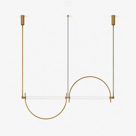 Arched Linear Led Chandelier