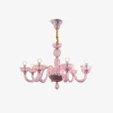 Ares Glass Curated Mouth-Blown Frosted Glass Cha – 6 heads ∅ 27.6 x H 19.7  Dia 70cm x H 50 finish configuration