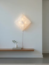 Artisan Material Wall Lamp View 9 | Ariette Kite Wall Sconce | Wabi-Sabi Dupont Paper Art Wall Lamp | JINSHE | JINSHE