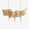 Ark Tassel Curated Finished Iron Chandelier