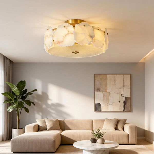 Artze Alabaster Ceiling Light