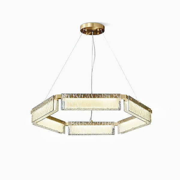 Asner LED Curated Mouth-Blown Frosted Glass Chan