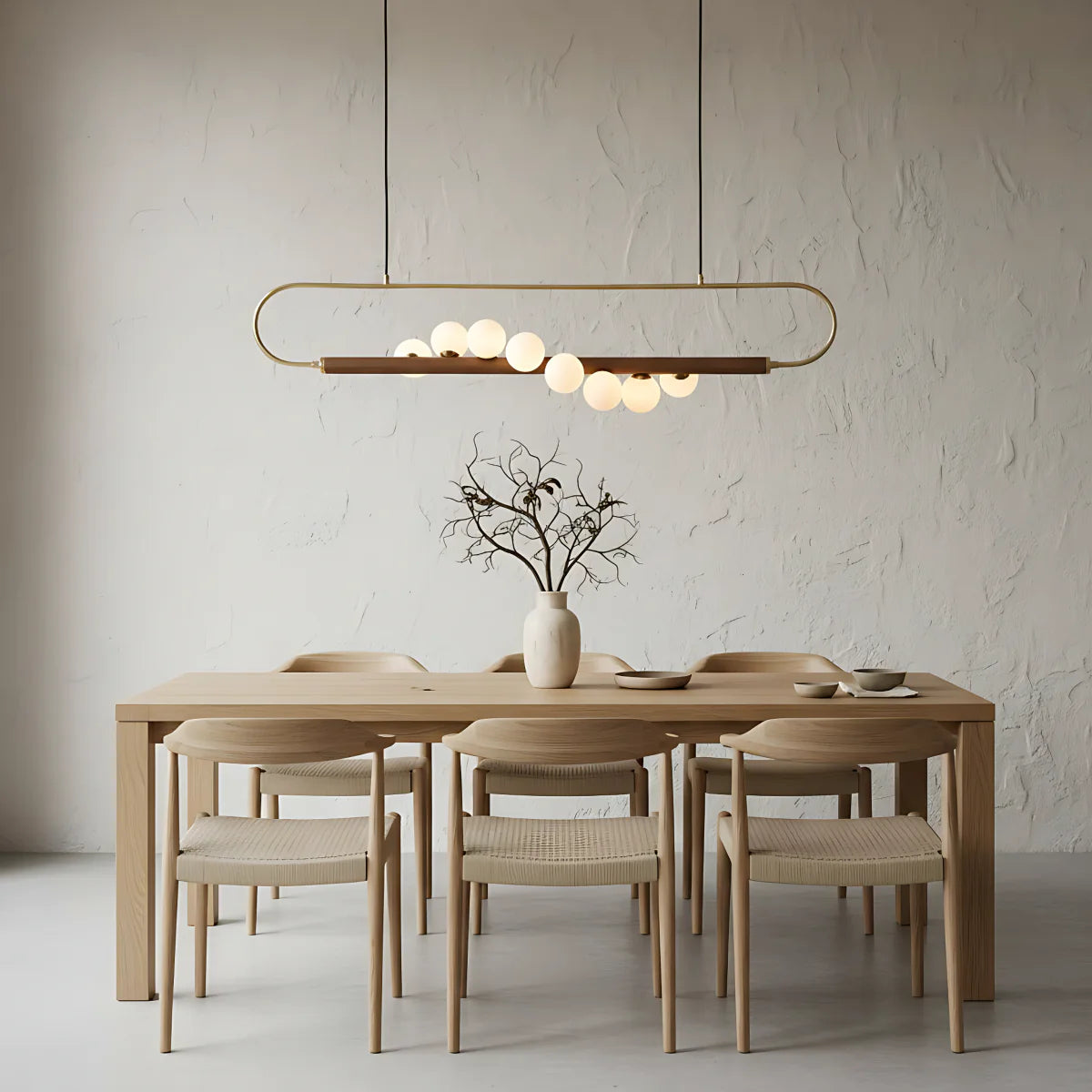 Hand-cast Resin Chandelier View 8 | Astra Linear Hand-cast Resin Chandelier | The Sculptural Art Collection | JINSHE | JINSHE