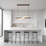 Hand-cast Resin Chandelier View 5 | Astra Linear Hand-cast Resin Chandelier | The Sculptural Art Collection | JINSHE | JINSHE