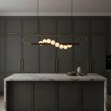 Hand-cast Resin Chandelier View 9 | Astra Linear Hand-cast Resin Chandelier | The Sculptural Art Collection | JINSHE | JINSHE