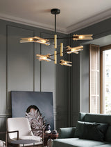 Astrid Double Curated Mouth-Blown Frosted Glass – structural canopy joint detail