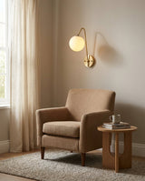 Petala Amber Art Glass Chandelier warm illuminated room view
