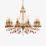 Petala Amber Art Glass Chandelier – Amber Art Glass Chandelier
