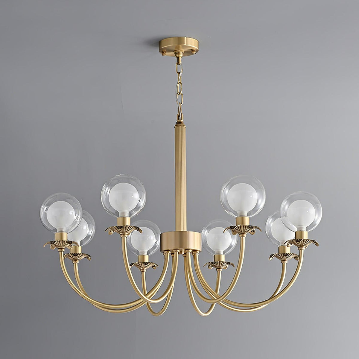 Aureate Radiance Glass Curated Mouth-Blown Frost – unlit natural material contrast
