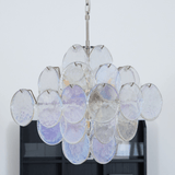 Aurelia Iridescent Glass Curated Mouth-Blown Fro – illuminated warm ambiance setting #1