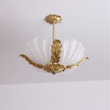 Aurelia Shell Curated Mouth-Blown Frosted Glass – ∅ 18.9 x H 8.7 finish configuration #1 #2 #3