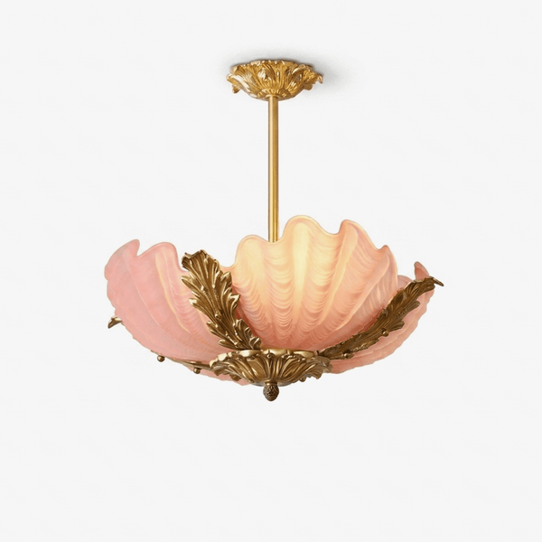 Aurelia Shell Curated Mouth-Blown Frosted Glass