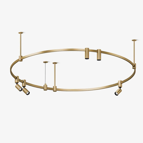 Auroom Round Curated Solid Brass Chandelier – Solid Brass Chandelier