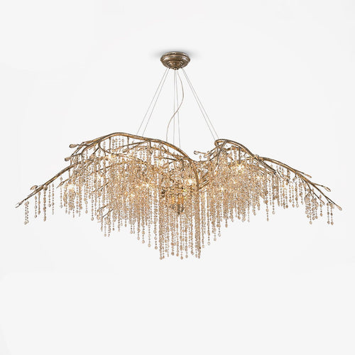 Autumn Twilight Curated Amber Art Glass Chandeli – Amber Art Glass Chandelier