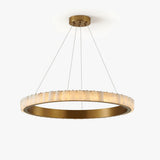 JINSHE Natural Spanish Alabaster Avalon Chandelier | Wabi Sabi Lighting Chandelier - main product view