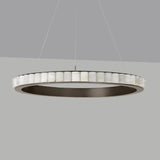 JINSHE Natural Spanish Alabaster Avalon Chandelier | Wabi Sabi Lighting Chandelier - product image