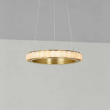 JINSHE Natural Spanish Alabaster Avalon Chandelier | Wabi Sabi Lighting Chandelier - product image