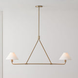Axis Curated Solid Brass Chandelier – handcrafted surface texture #1