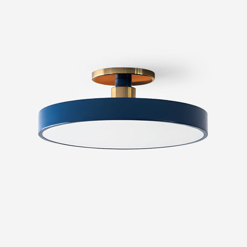 Azure Plate Curated Solid Brass Flush Mount Ceil – Solid Brass Flush Mount Ceiling Light