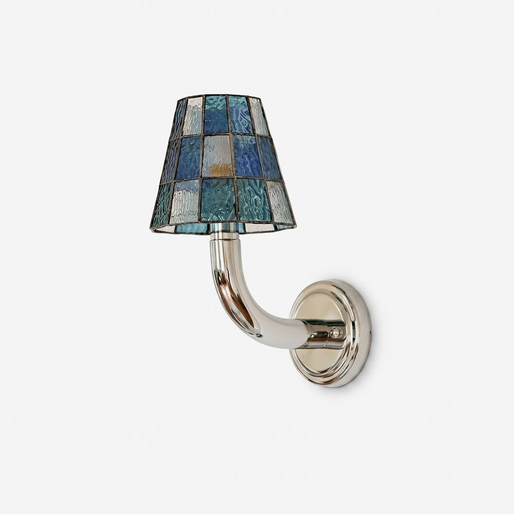 Azurielle Curated Amber Art Glass Wall Sconce – Amber Art Glass Wall Sconce