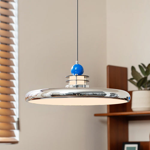 Azzura Disc Curated Optical Acrylic Pendant Ligh – Dia 40cm x H 16cm  ∅ 15.7 x H 6.3 finish configuration