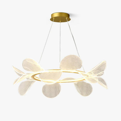 Bain Flying Flowers Curated Optical Acrylic Chan – Optical Acrylic Chandelier