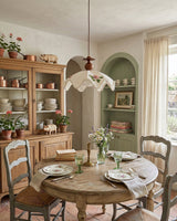 Solid Hardwood craftsmanship detail on Balletic Curated Solid Hardwood Pendant Light