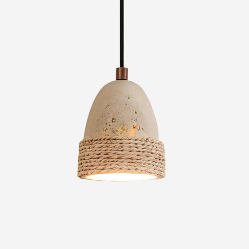 Baskra Curated Yellow Travertine Pendant Light – Yellow Travertine Pendant Light