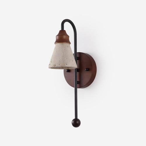 Beacon Curated Yellow Travertine Wall Sconce – Yellow Travertine Wall Sconce
