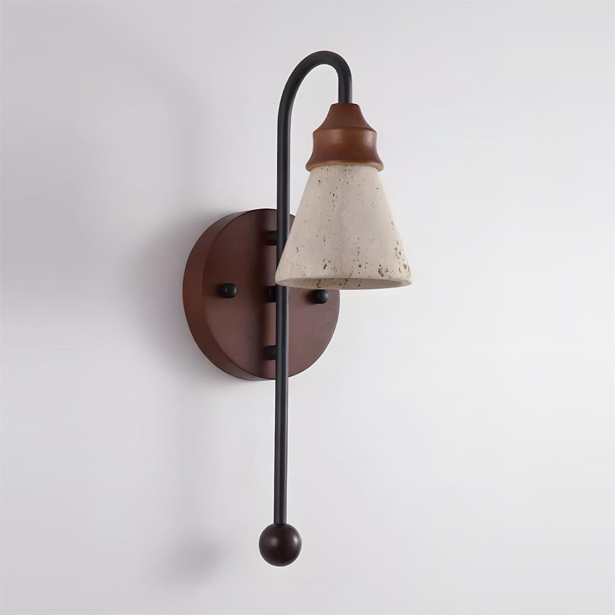Beacon Curated Yellow Travertine Wall Sconce – W 12cm x H 42cm  W 4.7 x H 16.5 finish configuration