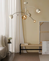 Beanie Curated Mouth-Blown Frosted Glass Chandel – handcrafted surface texture