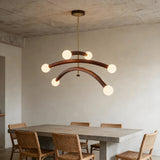 JINSHE Walnut organic modern chandelier | antique style for living room Chandelier - product image