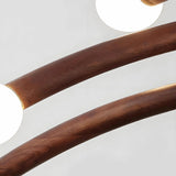 JINSHE Walnut organic modern chandelier | antique style for living room Chandelier - product image