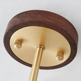 JINSHE Walnut organic modern chandelier | antique style for living room Chandelier - product image