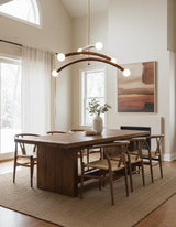 JINSHE Walnut organic modern chandelier | antique style for living room Chandelier - product image