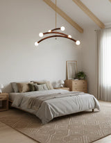 JINSHE Walnut organic modern chandelier | antique style for living room Chandelier - product image