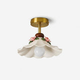 Bellarose Curated Solid Brass Flush Mount Ceilin – Solid Brass Flush Mount Ceiling Light